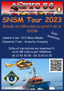 Affiche SNSM Tour 2023