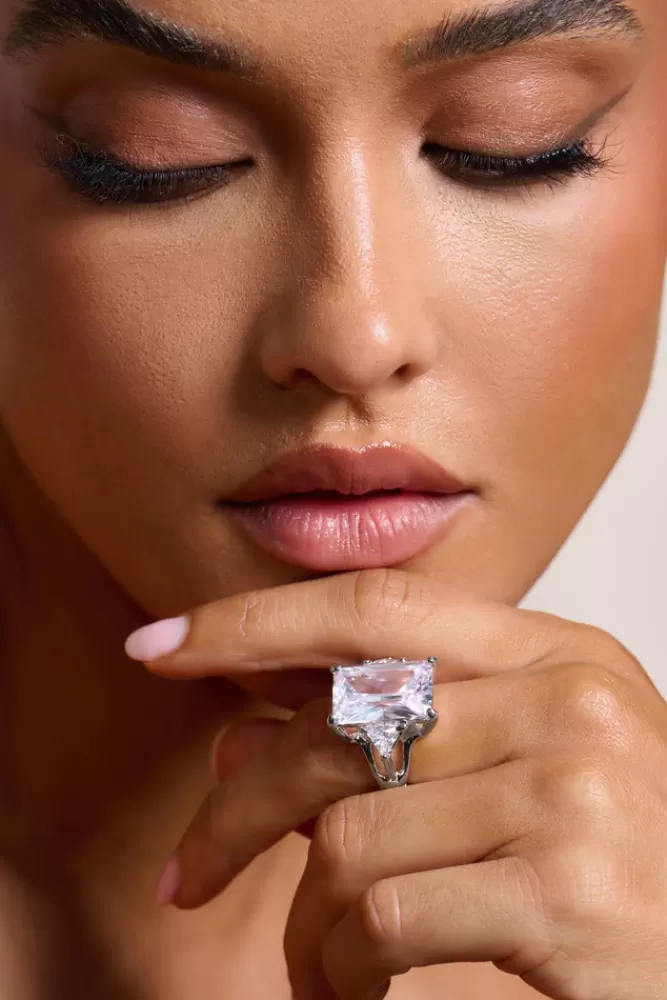 Club L London - Bague Adella en Argent 925 | Bijou Bold pour Style Éclatant - Achat Sécurisé en Ligne