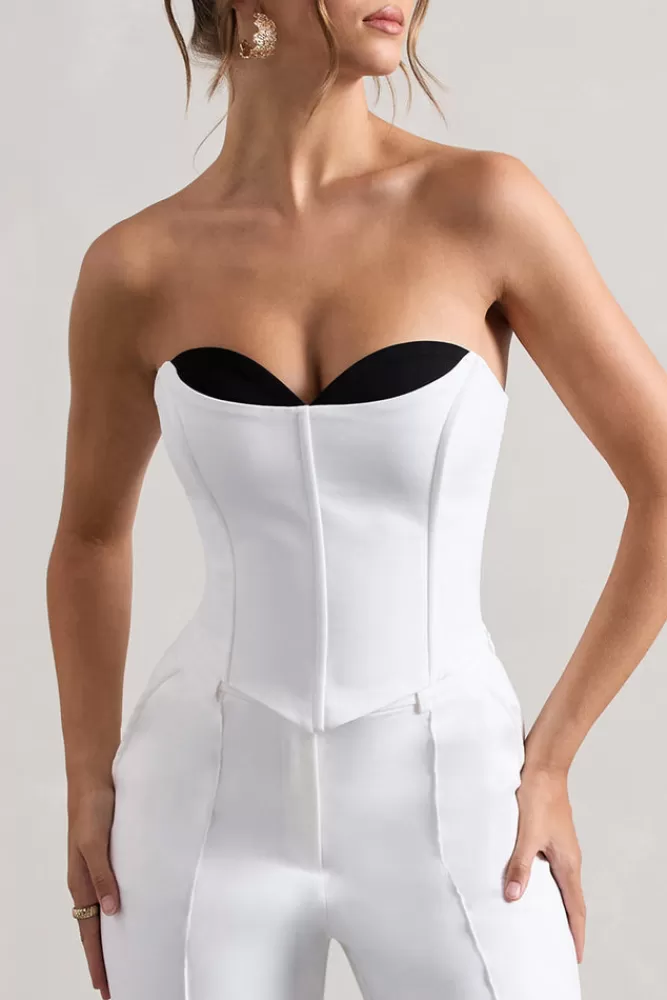 Corset élégant Aubriella sans bretelles - Top blanc lacé Club L London - Nouvelle collection ajustable

(Séparation naturelle par tirets, ajout de détails sensoriels comme 