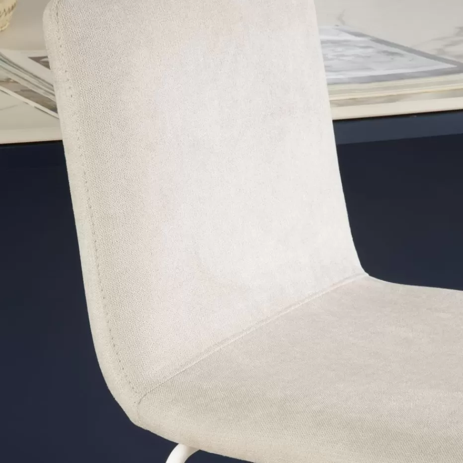 Tabouret de bar élégant en blanc - Collection Cheap Blues - Idéal pour salle à manger ou cuisine moderne