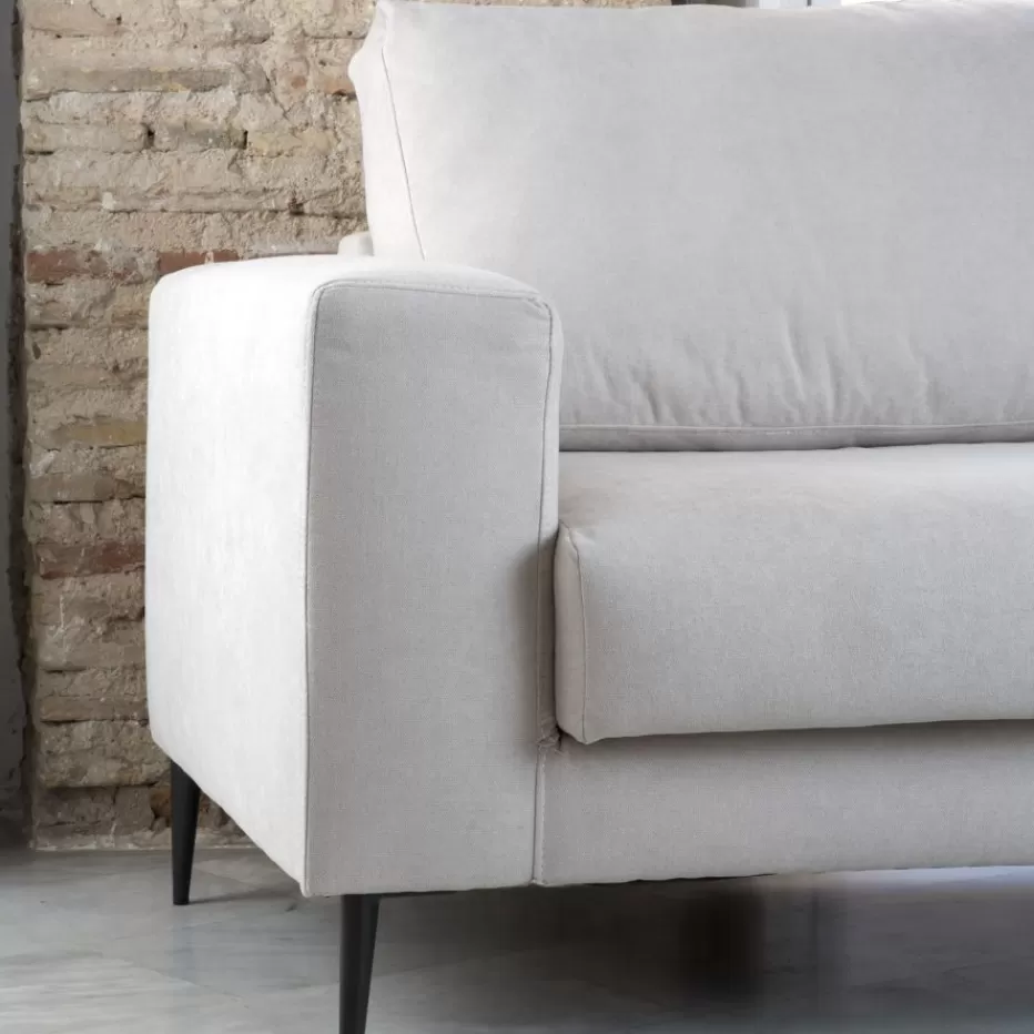 Outlet Jagger     Canapé d’angle droit 4 places beige  Salon | Canapés D’angle