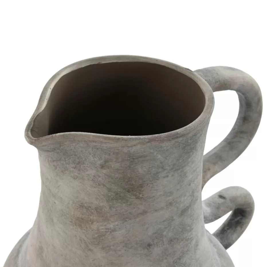 Lot de vases artisanaux en terre cuite patinée - Collection plateaux décoratifs d'intérieur (Dernières pièces disponibles)