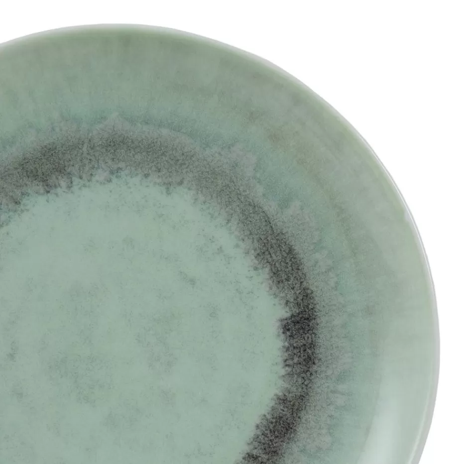 Assiette élégante en porcelaine blanche pour desserts raffinés - Vaisselle haut de gamme Salle Manes
