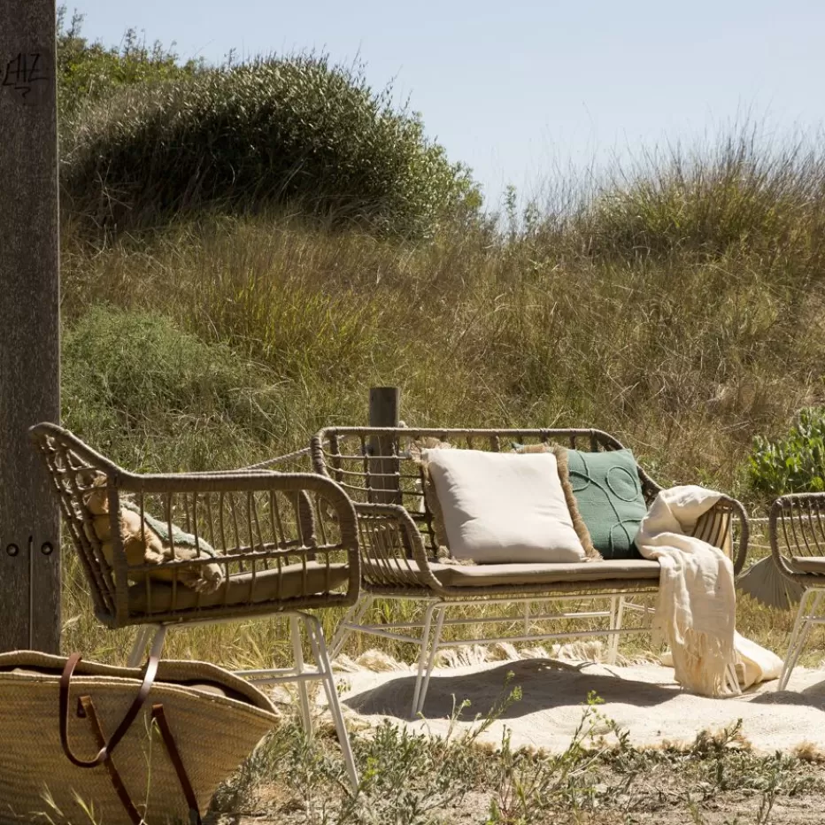 Chaise de jardin New Mattia | Résine tressée résistante | Confort ergonomique | Design contemporain pour terrasses (4 coloris disponibles)