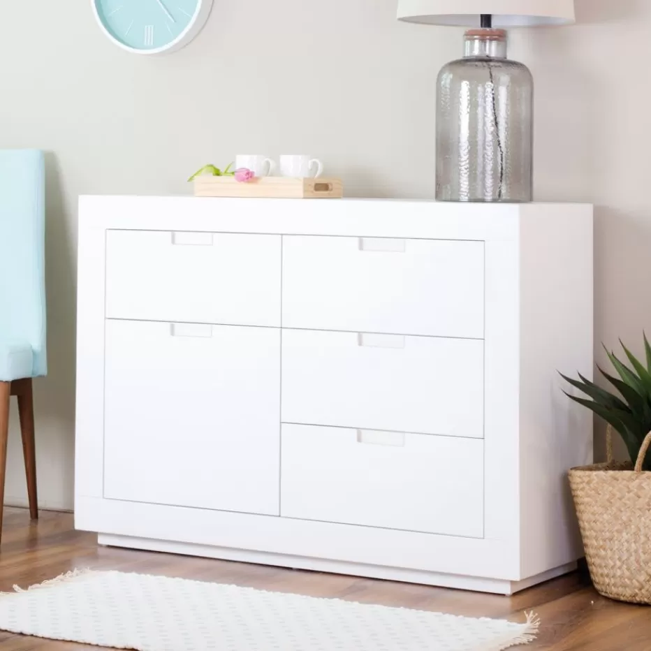 Online Sisal     Commode en bois laqué blanc  Chambre | Meubles Tiroir
